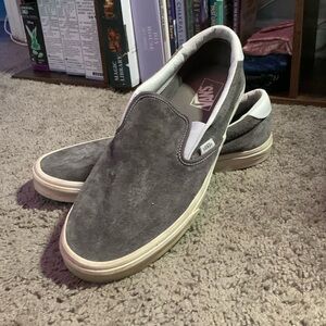 Grey suede Vans